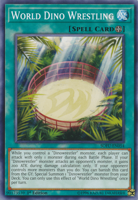 World Dino Wrestling [SOFU-EN054] Common (ONLINE ORDER ONLY)