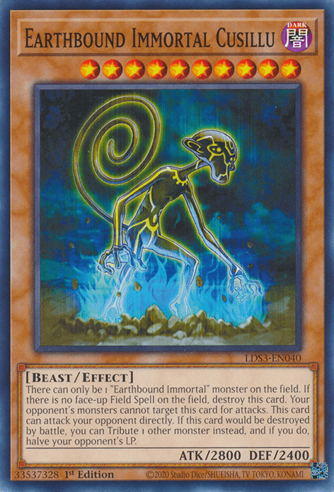 Earthbound Immortal Cusillu [LDS3-EN040] Common (ONLINE ORDER ONLY)