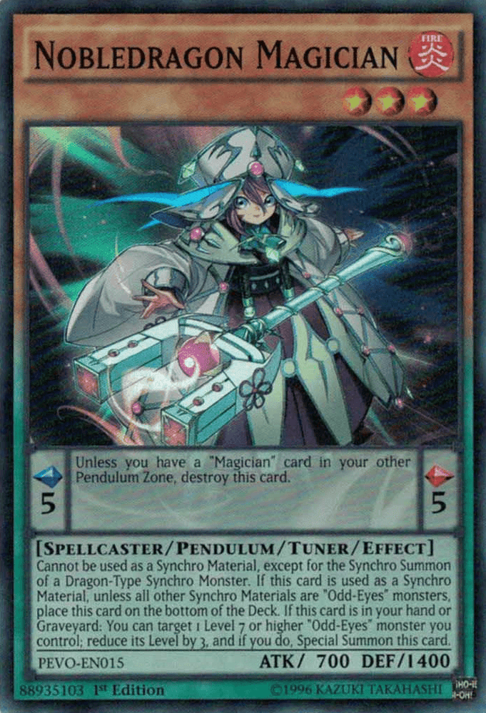 Nobledragon Magician [PEVO-EN015] Super Rare (ONLINE ORDER ONLY)