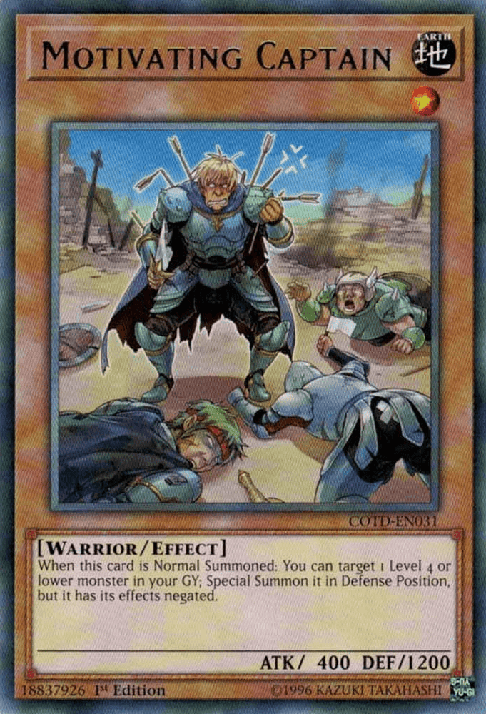 Motivating Captain [COTD-EN031] Rare (ONLINE ORDER ONLY)