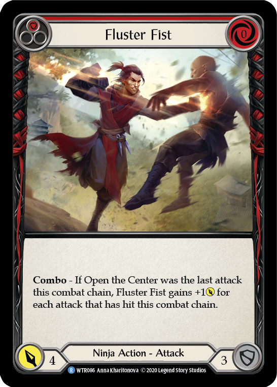 Fluster Fist (Red) [U-WTR086] (Welcome to Rathe Unlimited)  Unlimited Rainbow Foil - Anime Imports LLC