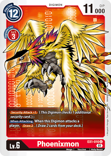 Phoenixmon [EX1-010] [Classic Collection] (ONLINE ORDER ONLY)