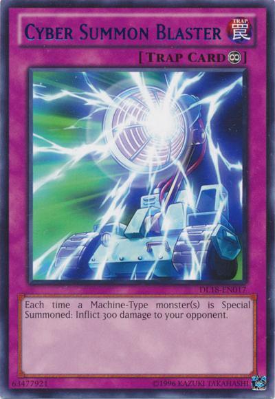 Cyber Summon Blaster (Purple) [DL18-EN017] Rare (ONLINE ORDER ONLY)