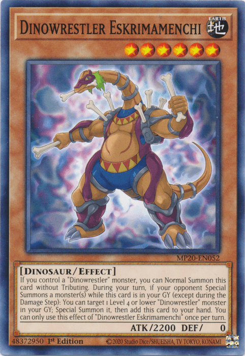 Dinowrestler Eskrimamenchi [MP20-EN052] Common (ONLINE ORDER ONLY)