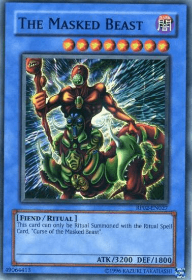 The Masked Beast [RP02-EN027] Super Rare (ONLINE ORDER ONLY)