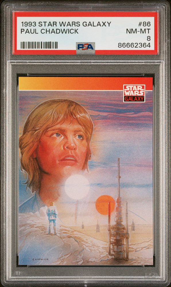 1993 STAR WARS GALAXY PAUL CHADWICK  #86 - PSA 8 (Online Order Only)