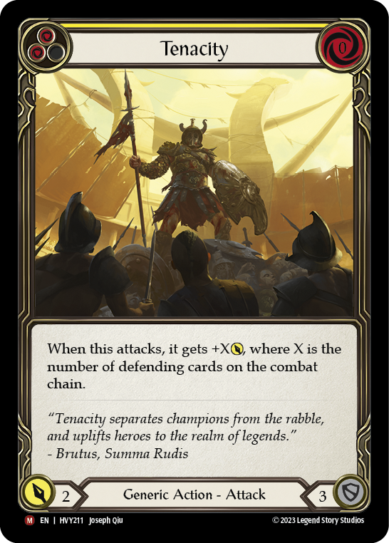 Tenacity [HVY211] (Heavy Hitters)  Rainbow Foil