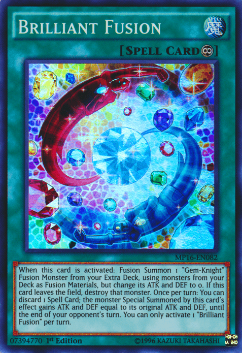 Brilliant Fusion [MP16-EN082] Super Rare (ONLINE ORDER ONLY)