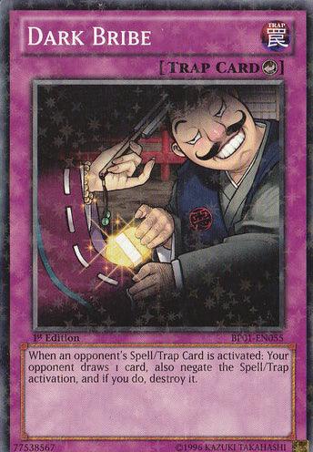 Dark Bribe [BP01-EN055] Starfoil Rare (ONLINE ORDER ONLY)