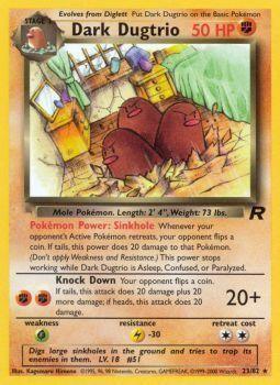 Dark Dugtrio (23/82) [Team Rocket Unlimited] (Online Only)