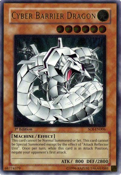 Cyber Barrier Dragon (UTR) [SOI-EN006] Ultimate Rare (ONLINE ORDER ONLY)