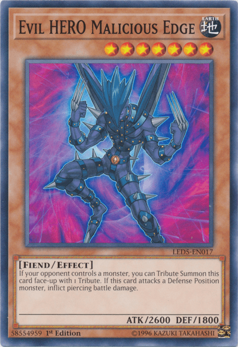 Evil Hero Malicious Edge [LED5-EN017] Common (ONLINE ORDER ONLY)