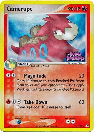 Camerupt (36/110) (Stamped) [EX: Holon Phantoms] (Online Only)