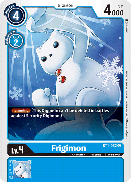 Frigimon [BT1-032] [Release Special Booster Ver.1.0] (ONLINE ORDER ONLY)