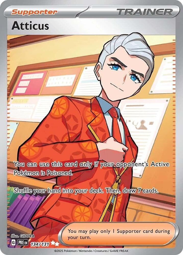 Atticus (134/131) [Scarlet & Violet: Prismatic Evolutions] (Online Only)