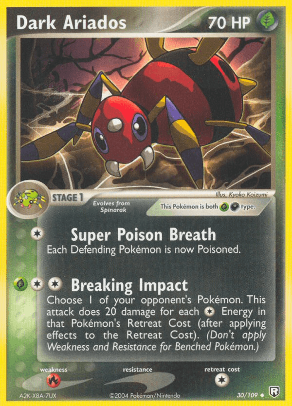 Dark Ariados (30/109) [EX: Team Rocket Returns] (Online Only)
