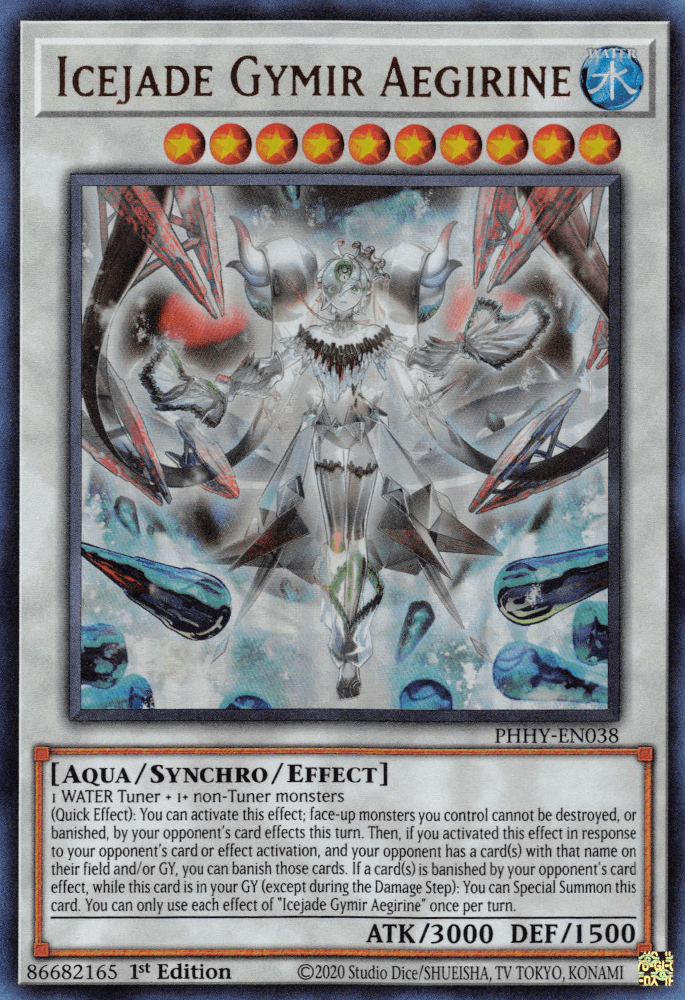 Icejade Gymir Aegirine [PHHY-EN038] Ultra Rare (ONLINE ORDER ONLY)