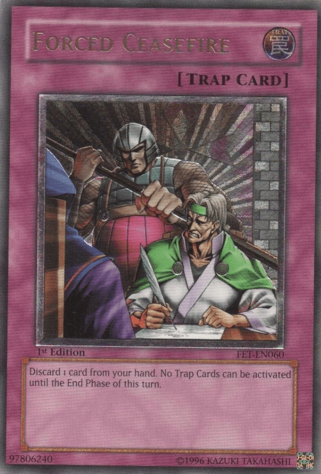 Forced Ceasefire [FET-EN060] Ultimate Rare (ONLINE ORDER ONLY)