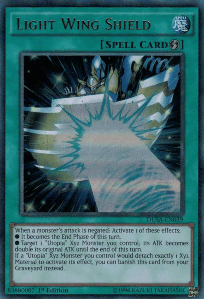 Light Wing Shield [DUSA-EN039] Ultra Rare (ONLINE ORDER ONLY)