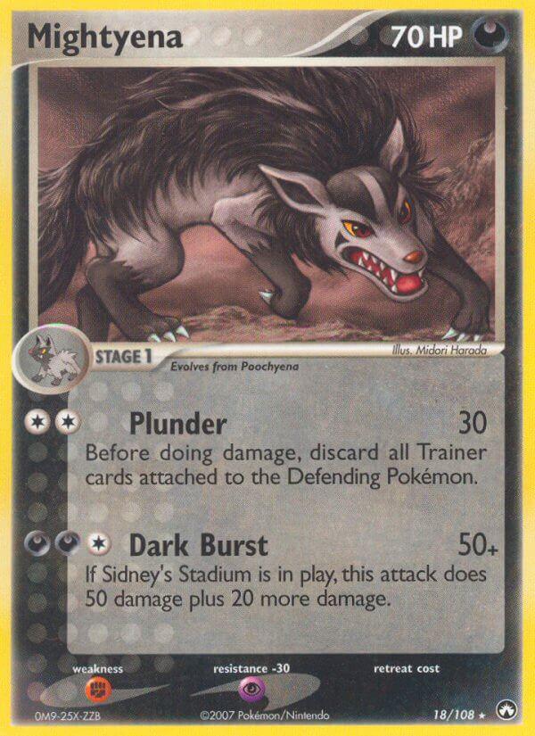 Mightyena (18/108) (Theme Deck Exclusive) [EX: Power Keepers] (Online Only)