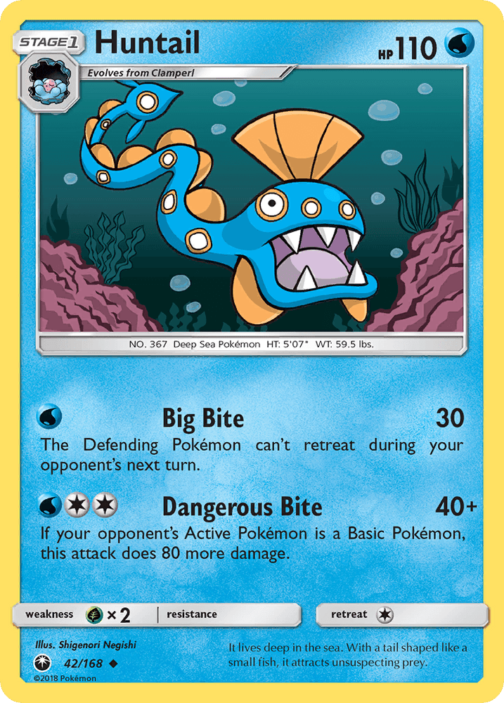 Huntail (42/168) [Sun & Moon: Celestial Storm] (Online Only)