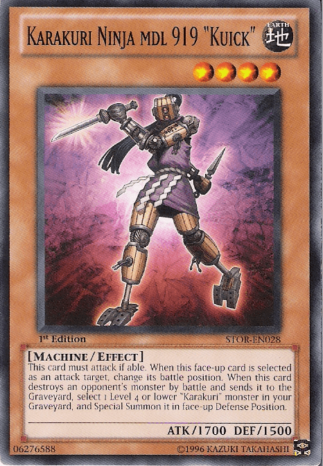 Karakuri Ninja mdl 919 "Kuick" [STOR-EN028] Common (ONLINE ORDER ONLY)
