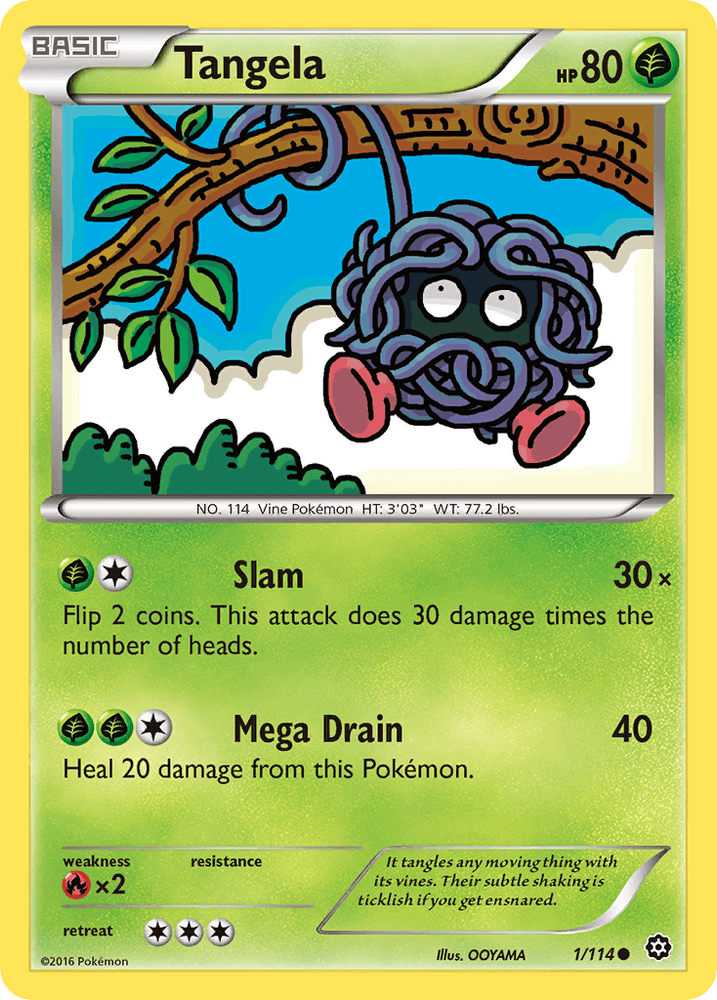 Tangela (1/114) [XY: Steam Siege] (Online Only)