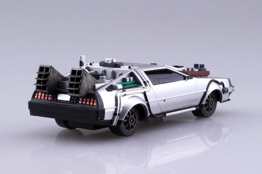 1/43 BACK TO THE FUTURE 1/43 Pullback DELOREAN from PART 3 & Rail road Model Kit (ONLINE ORDER ONLY)