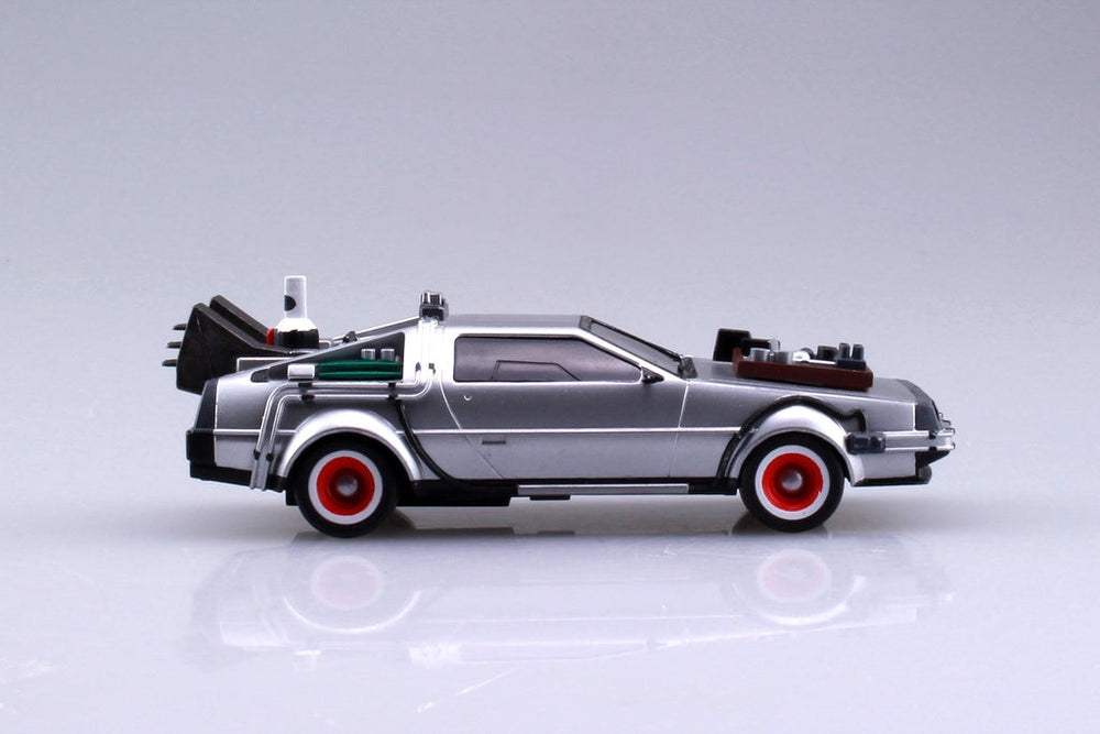 1/43 BACK TO THE FUTURE 1/43 Pullback DELOREAN from PART 3 & Rail road Model Kit (ONLINE ORDER ONLY)