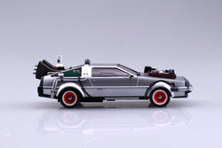 1/43 BACK TO THE FUTURE 1/43 Pullback DELOREAN from PART 3 & Rail road Model Kit (ONLINE ORDER ONLY)