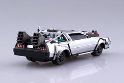 1/43 BACK TO THE FUTURE 1/43 Pullback DELOREAN from PART 3 & Rail road Model Kit (ONLINE ORDER ONLY)