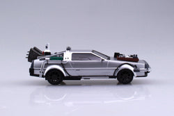 1/43 BACK TO THE FUTURE 1/43 Pullback DELOREAN from PART 3 & Rail road Model Kit (ONLINE ORDER ONLY)