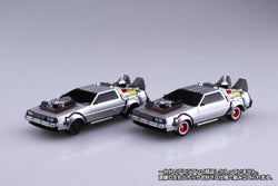 1/43 BACK TO THE FUTURE 1/43 Pullback DELOREAN from PART 3 & Rail road Model Kit (ONLINE ORDER ONLY)