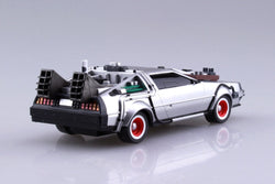 1/43 BACK TO THE FUTURE 1/43 Pullback DELOREAN from PART 3 & Rail road Model Kit (ONLINE ORDER ONLY)