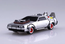 1/43 BACK TO THE FUTURE 1/43 Pullback DELOREAN from PART 3 & Rail road Model Kit (ONLINE ORDER ONLY)