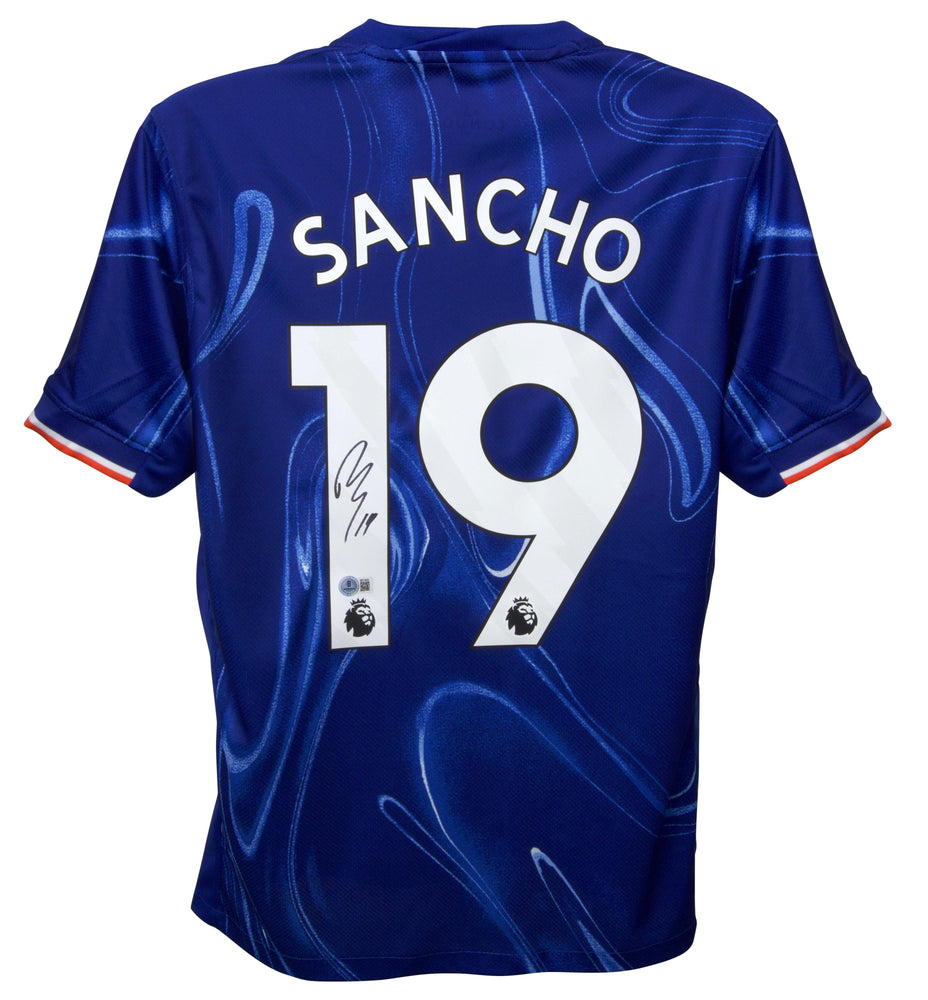 Jadon Sancho Signed Chelsea Jersey (Beckett) (Online Order Only)