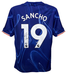 Jadon Sancho Signed Chelsea Jersey (Beckett) (Online Order Only)