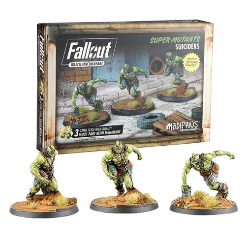 Fallout: Wasteland Warfare - Super Mutants - Suiciders (ONLINE ORDER ONLY)