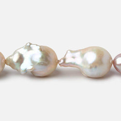 10-14mm Tri Color Ultra Baroque Freshwater Pearls 16 inch 19 pieces (ONLINE ORDER ONLY)
