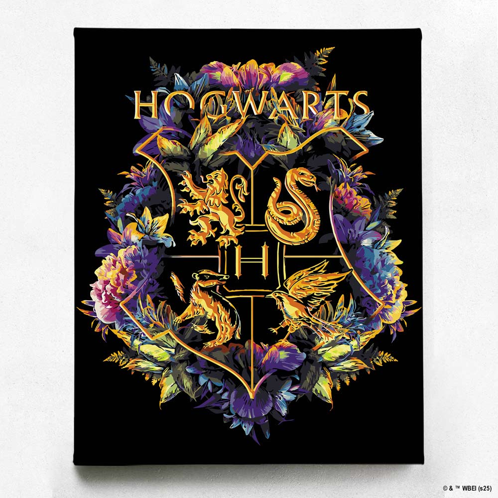 Hogwarts Crest - Paint By Numbers Kit (ONLINE ORDER ONLY)