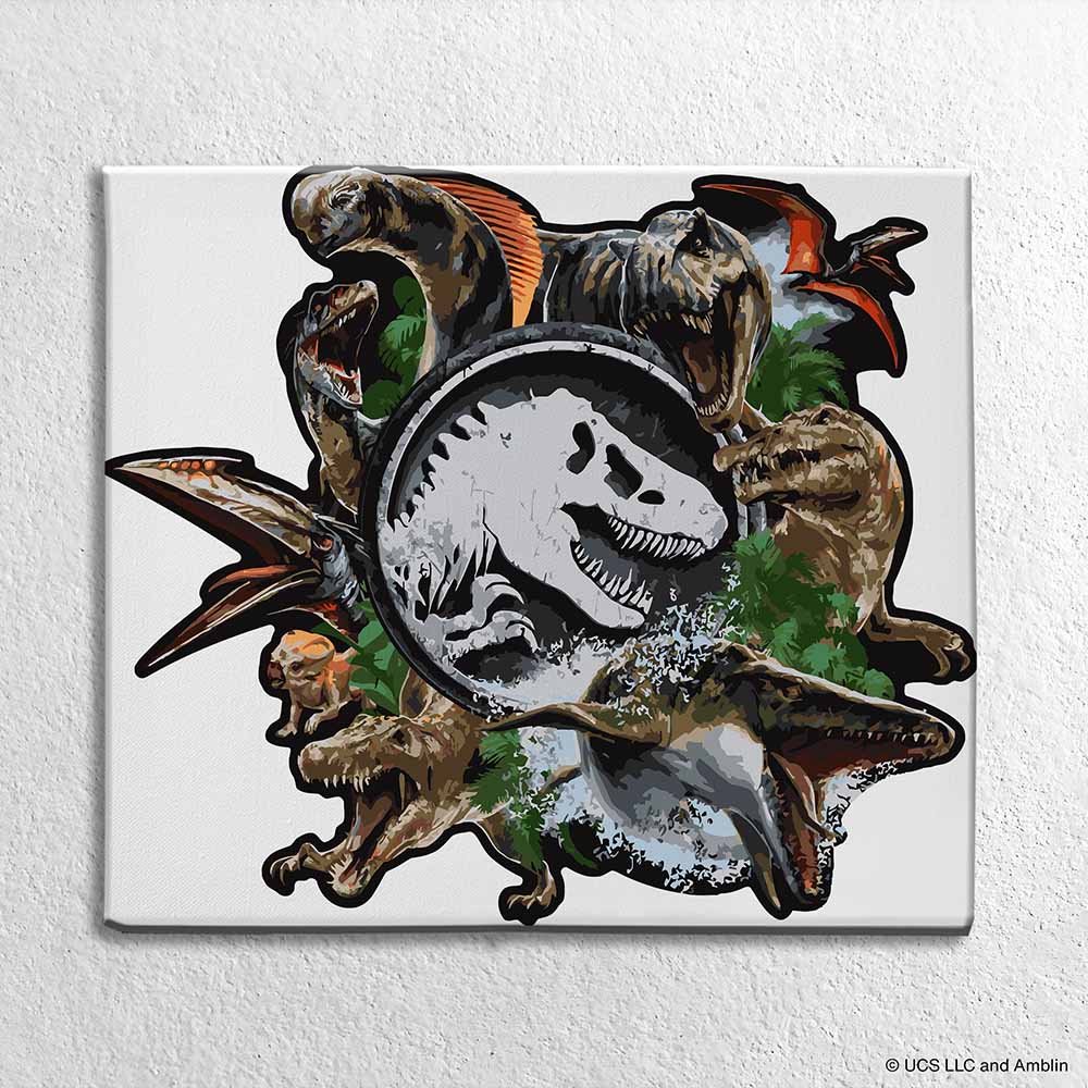 Jurassic Icons - Paint By Numbers Kit (ONLINE ORDER ONLY)