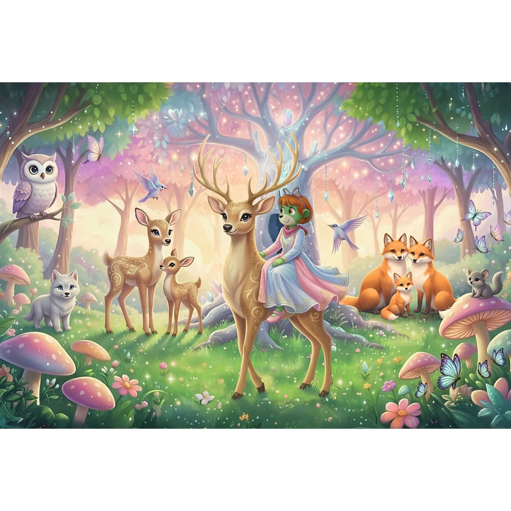 Trefl Kids Inspired By Fantasy Animals from the Magical Forest 100 Piece Kids Puzzle (ONLINE ORDER ONLY)