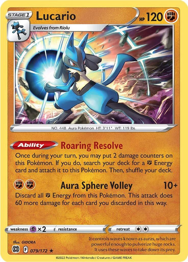 Lucario (079/172) [Sword & Shield: Brilliant Stars] (Online Only)
