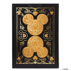 Disney Mickey Mouse inspired Black and Gold Playing Cards