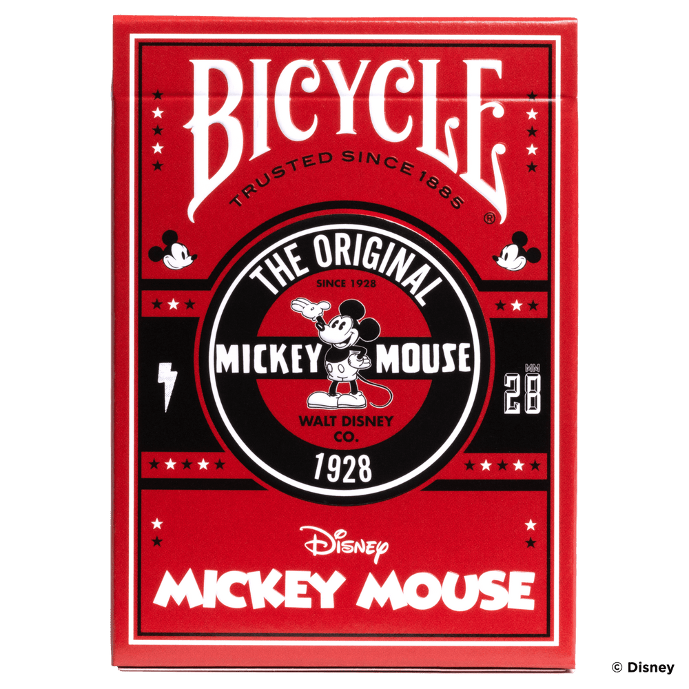 Disney Classic Mickey Mouse inspired Playing Cards by Bicycle (ONLINE ORDER ONLY)