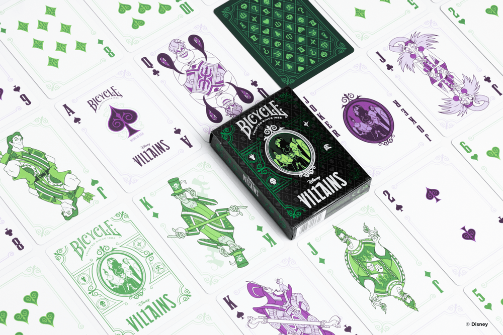 Bicycle Playing Cards: Disney Villains (ONLINE ORDER ONLY)