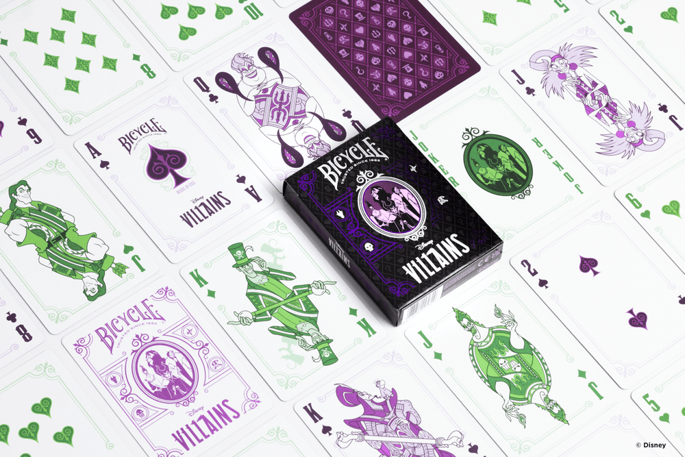 Bicycle Playing Cards: Disney Villains (ONLINE ORDER ONLY)