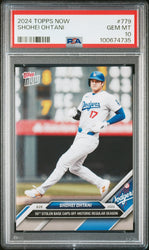 Graded 2024 Topps Now Shohei Ohtani #779 Baseball Card PSA 10 Gem Mint