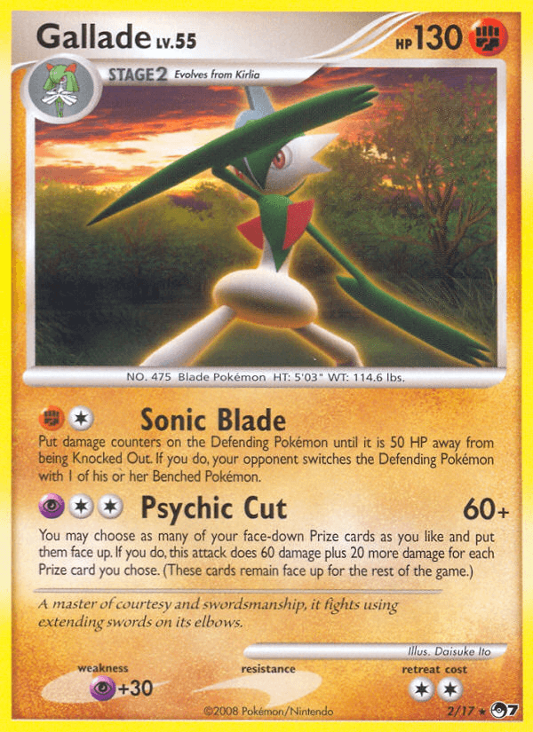 Gallade (2/17) [POP Series 7] (Online Only)