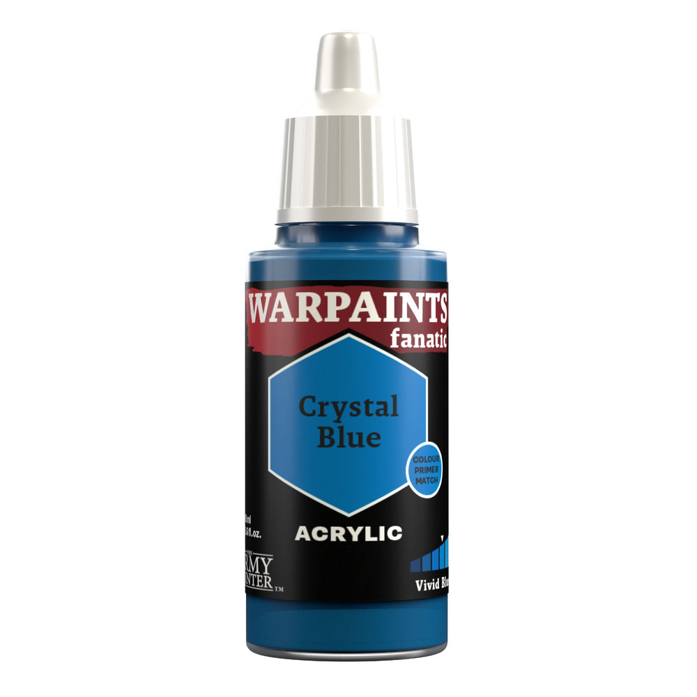 Army Painter Warpaints Fanatic: Crystal Blue 18ml (ONLINE ORDER ONLY)